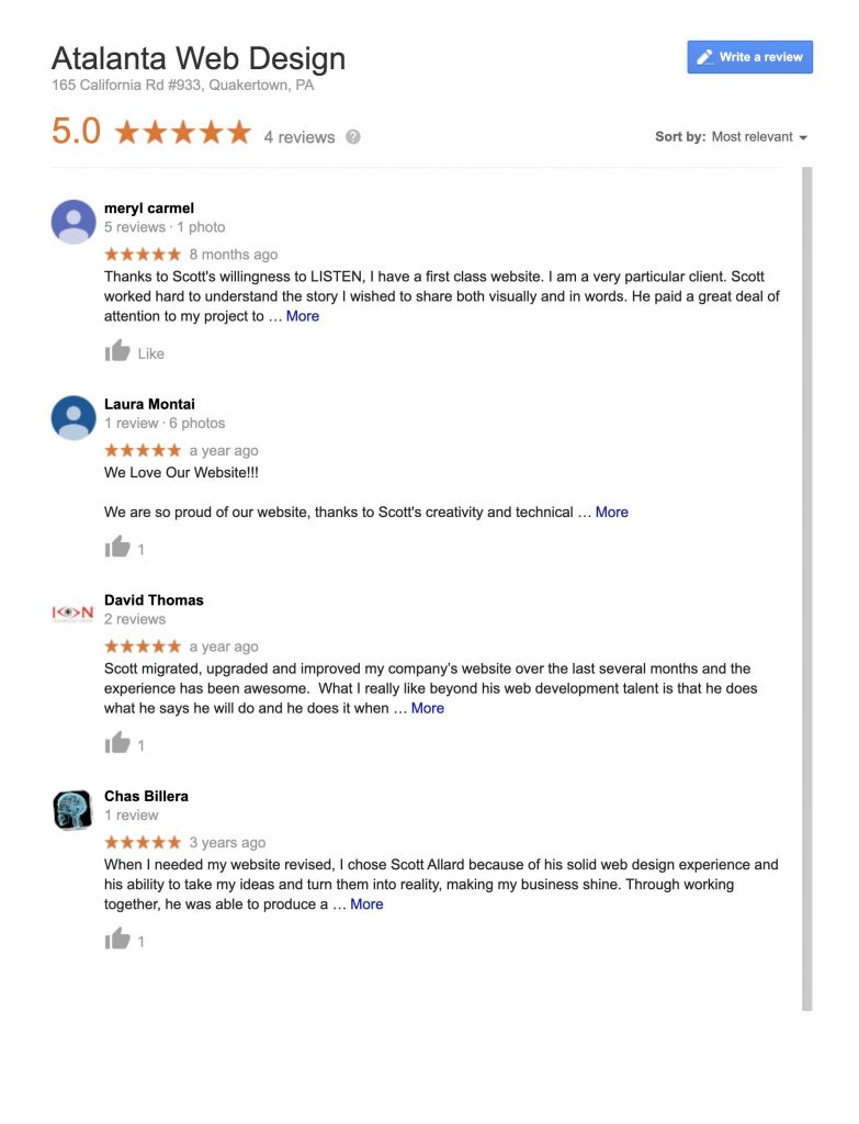 Positive Reviews