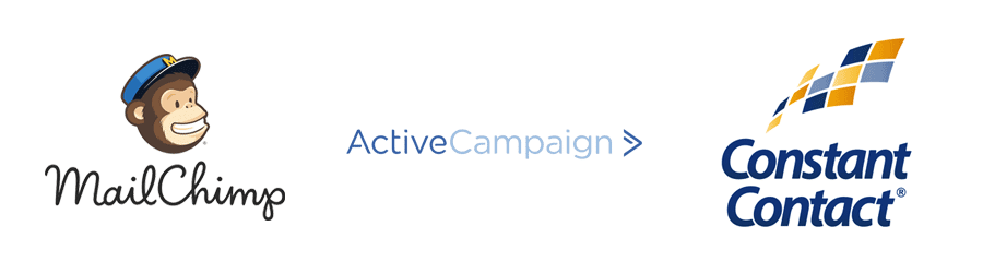 Mailchimp, active campaign, constant contact