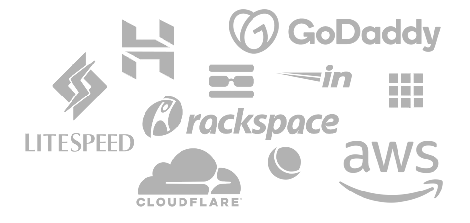 Hosting Partners Litespeed, Cloudflare, AWS