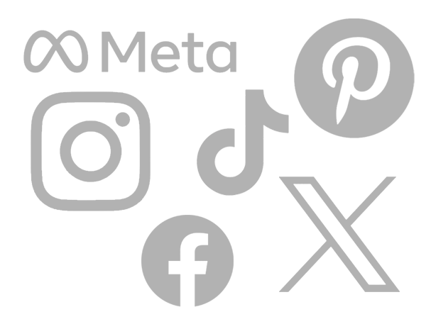 Meta, Facebook, Pinterest, X Partnered with Social Networking affiliations